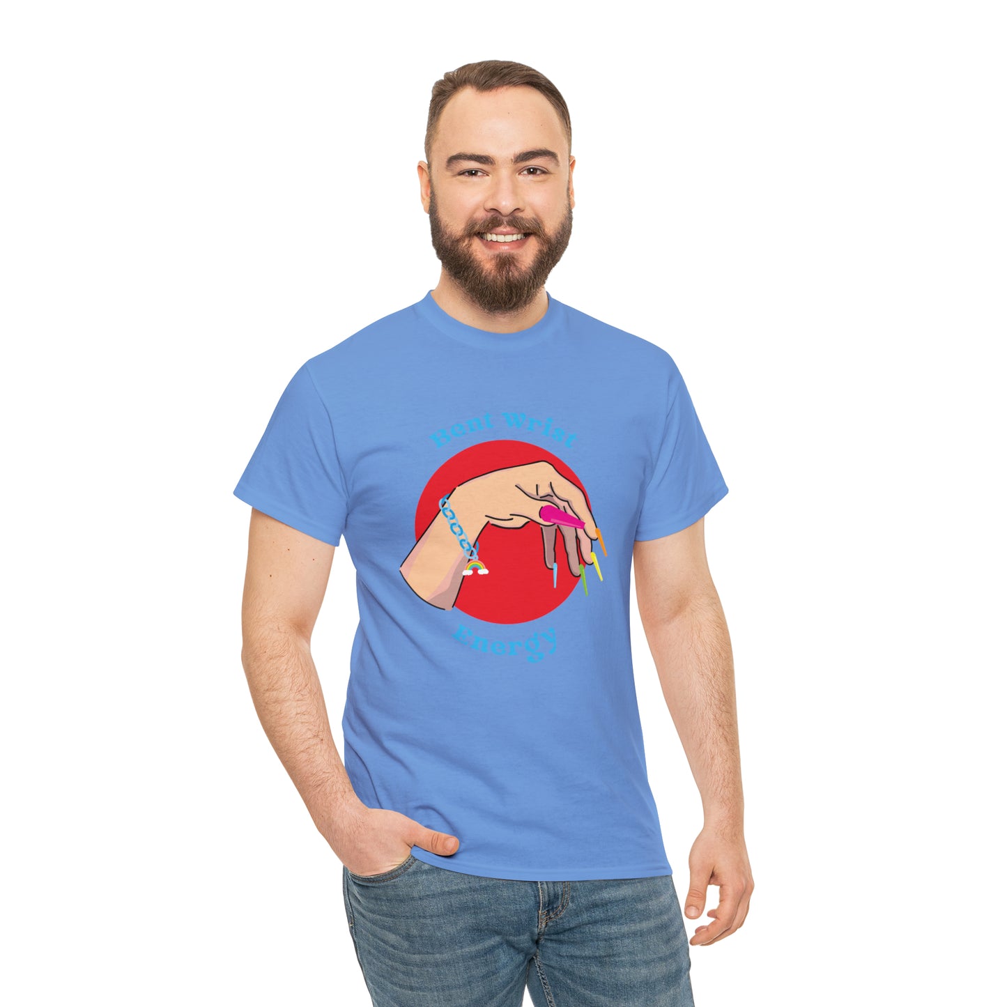 Bent Wrist Energy Pride Nail Heavy Cotton Tee