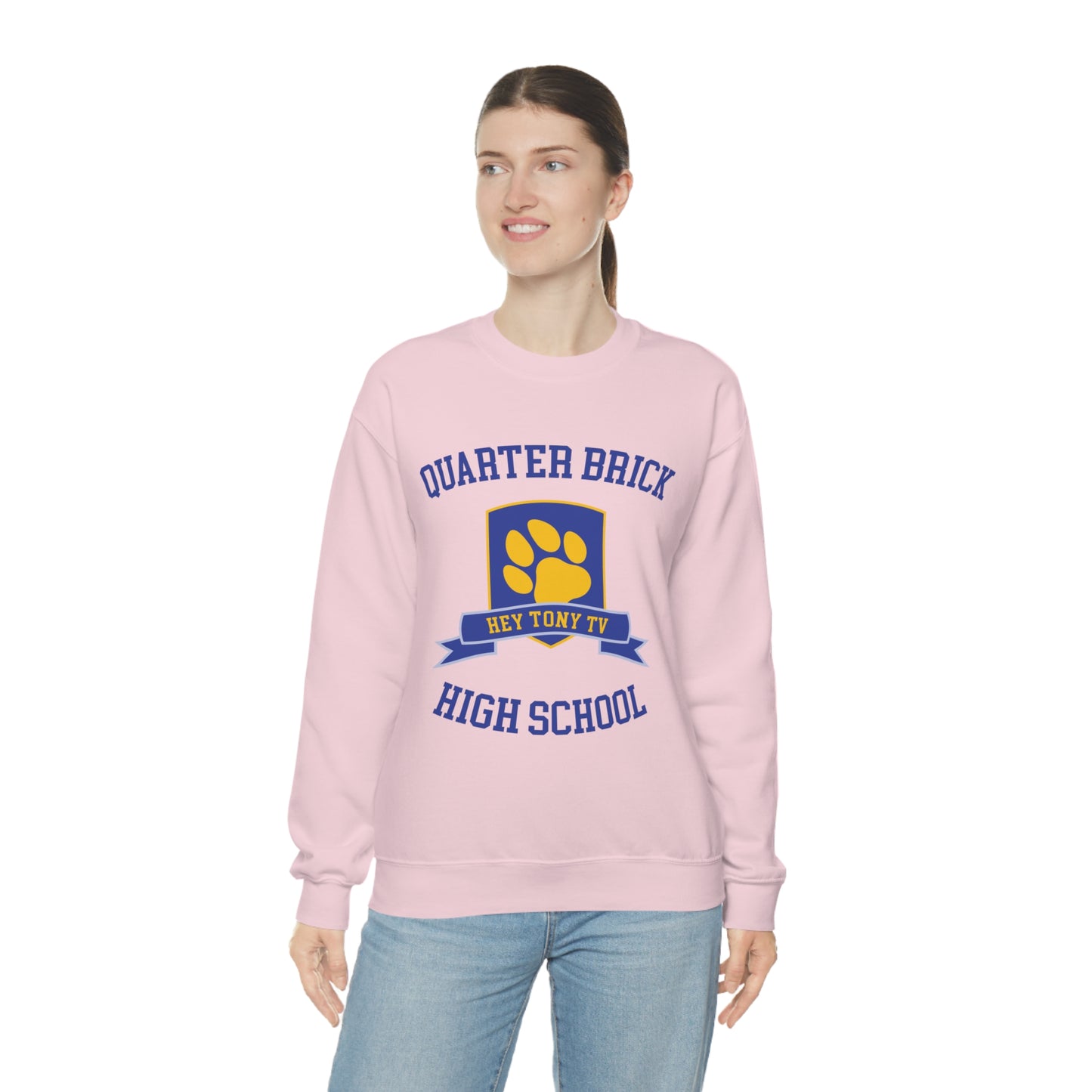 QuarterBrick High Unisex Crewneck Sweatshirt