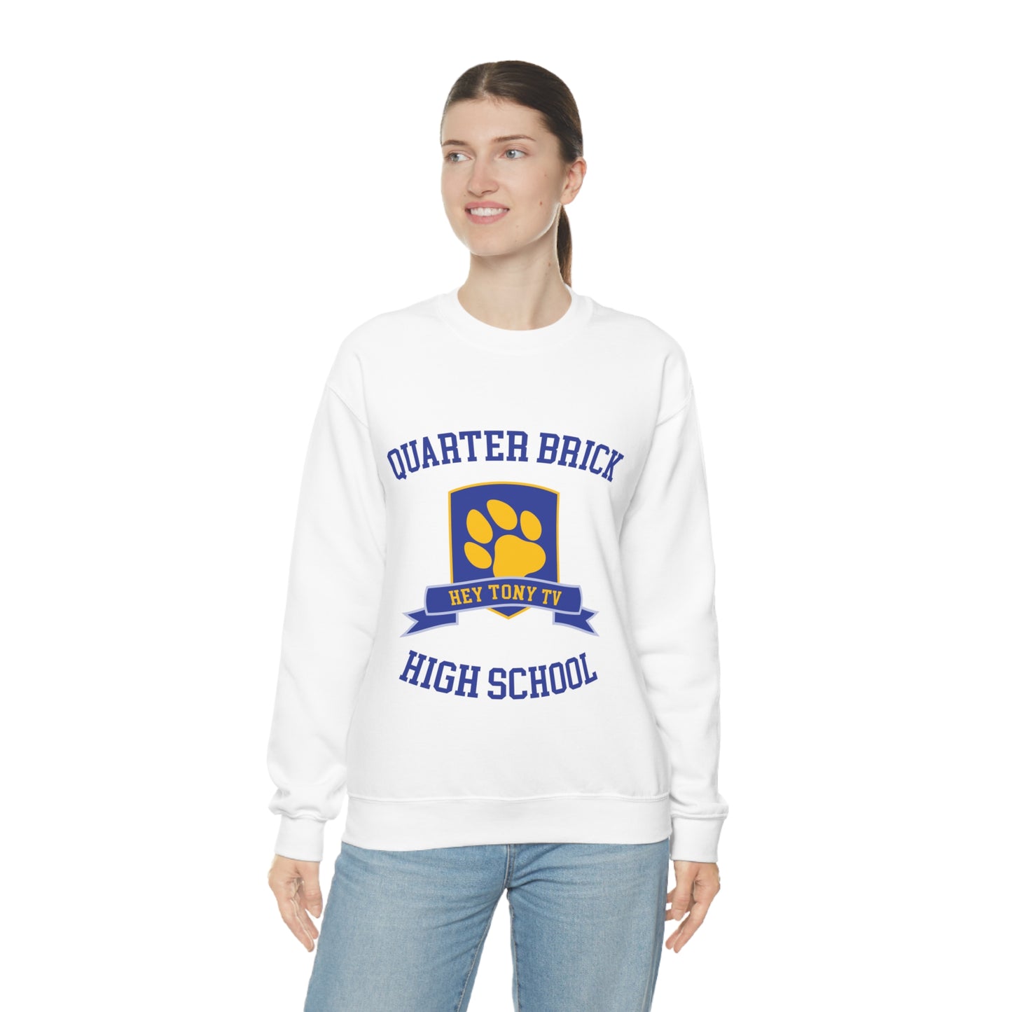 QuarterBrick High Unisex Crewneck Sweatshirt