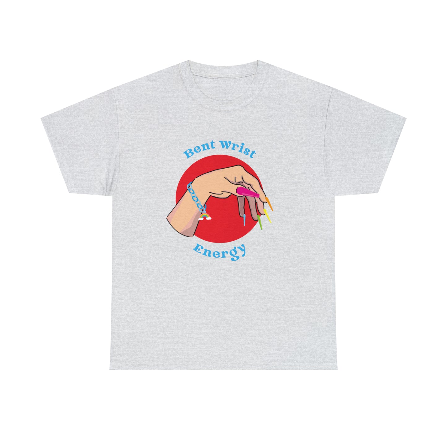Bent Wrist Energy Pride Nail Heavy Cotton Tee