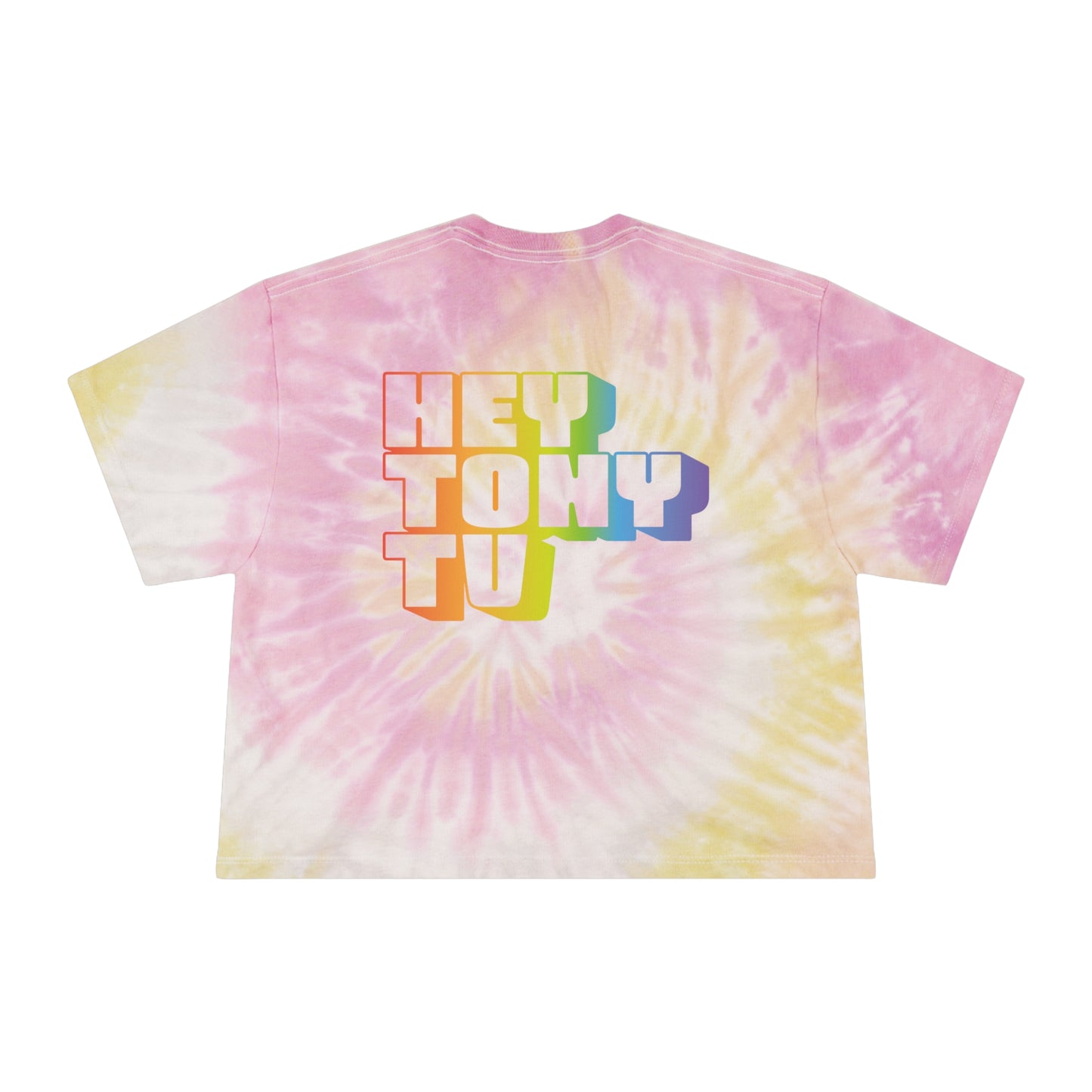 Bent Wrist Tie-Dye Crop Tee
