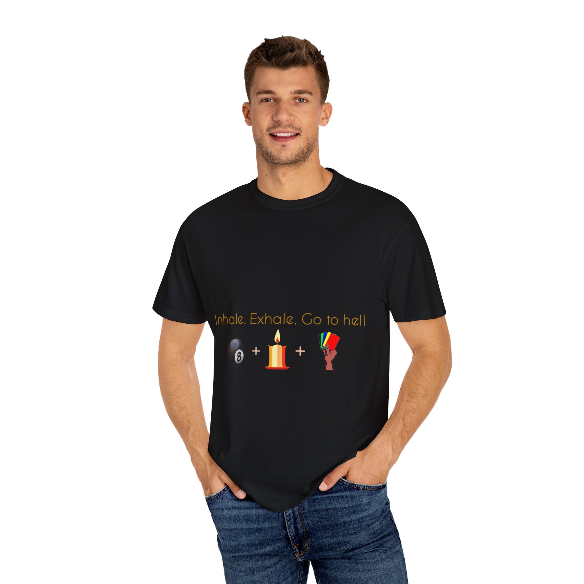 Inhale-Exhale Unisex Garment-Dyed T-shirt – HeyTonyTV