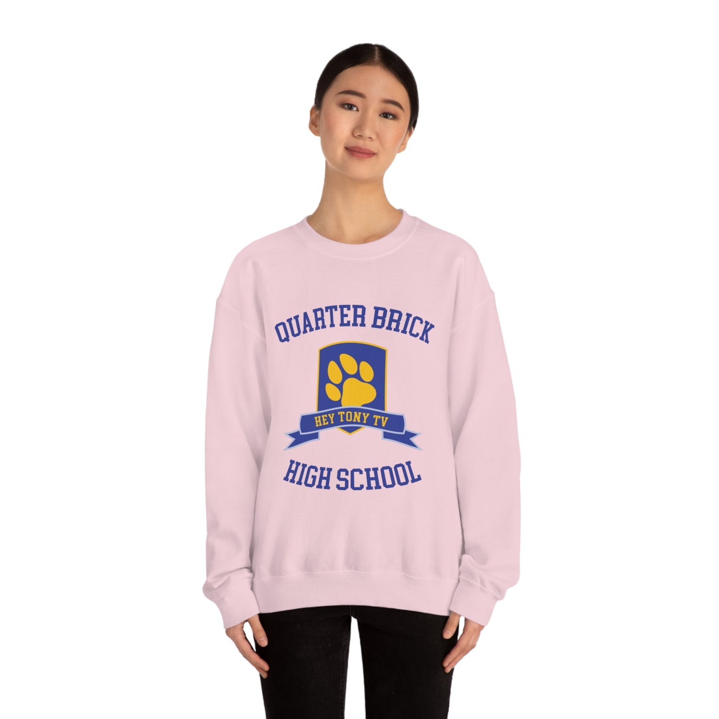 QuarterBrick High Unisex Crewneck Sweatshirt
