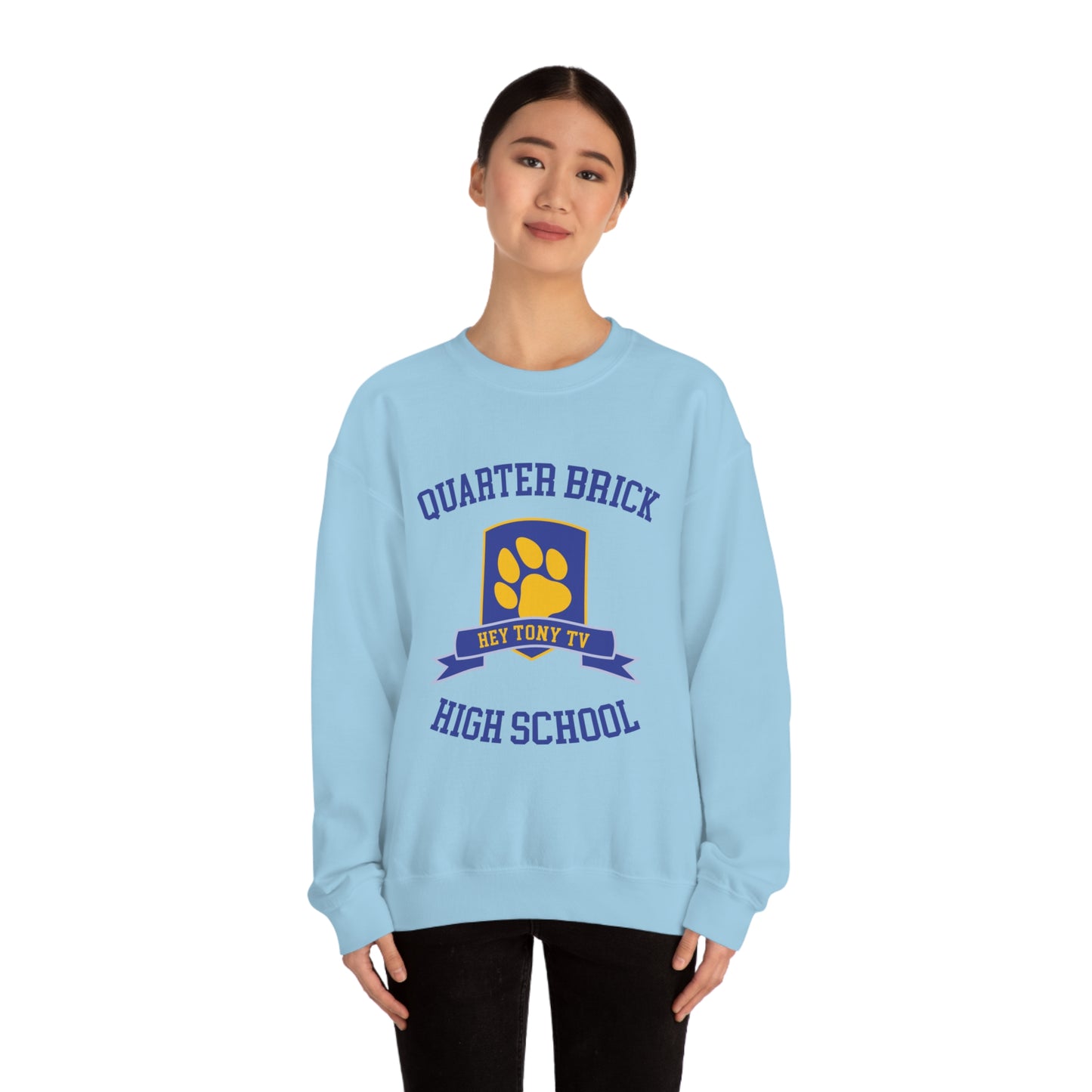 QuarterBrick High Unisex Crewneck Sweatshirt
