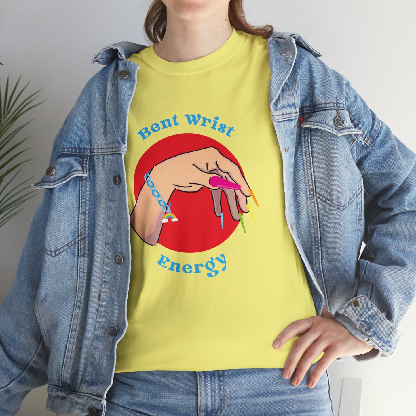 Bent Wrist Energy Pride Nail Heavy Cotton Tee